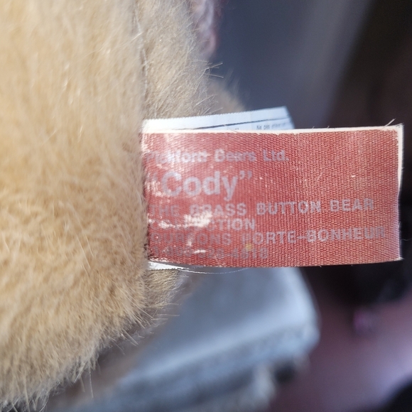 Brass button bears "Cody" - Picture 3 of 3